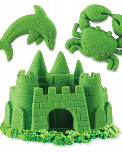 Žalias kinetinis smėlis „Kinetic Sand“ „Ryškios spalvos“, 930 g