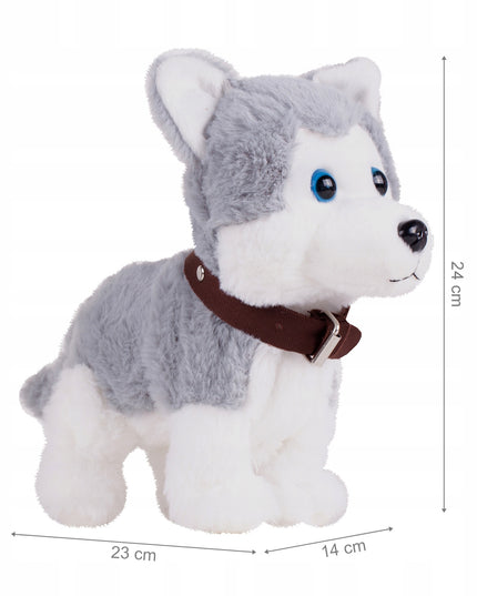 Interaktyvus Husky šuniukas, valdomas balsu, lietimu ir pulteliu