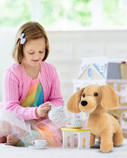 Šuniukas Minkštas Mielas Pliušinis Žaisliukas Rankinėje