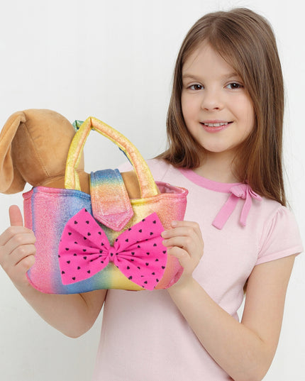 Šuniukas Minkštas Mielas Pliušinis Žaisliukas Rankinėje