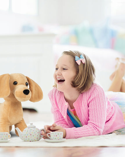 Šuniukas Minkštas Mielas Pliušinis Žaisliukas Rankinėje