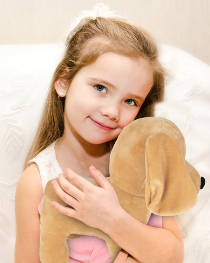 Šuniukas Minkštas Mielas Pliušinis Žaisliukas Rankinėje