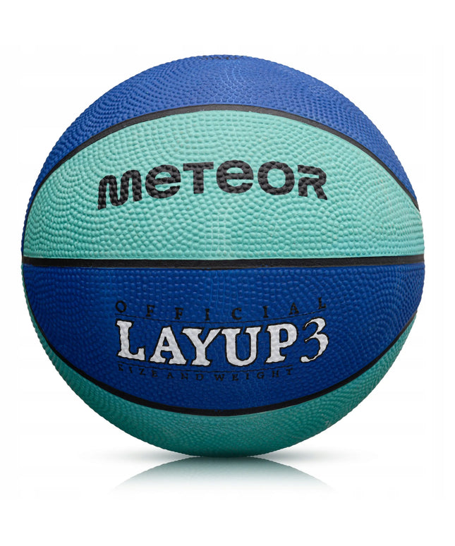 Krepšinio kamuolys vaikams iki 8 metų METEOR Layup #3 guminis