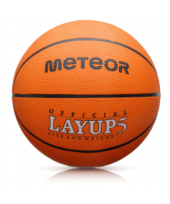 Krepšinio kamuolys vaikams nuo 10 metų Meteor Layup #5 guminis