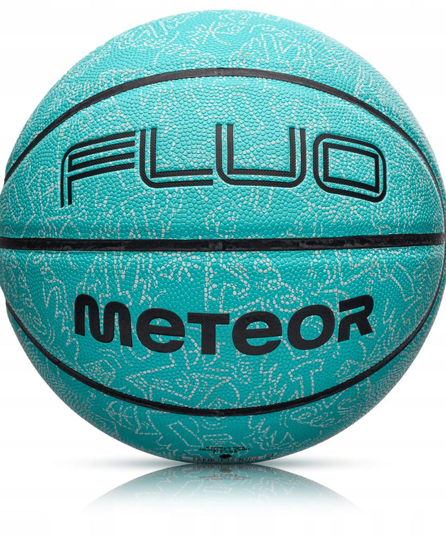 Krepšinio kamuolys Meteor Fluo vyriškas #7 fluorescencinis švytintis