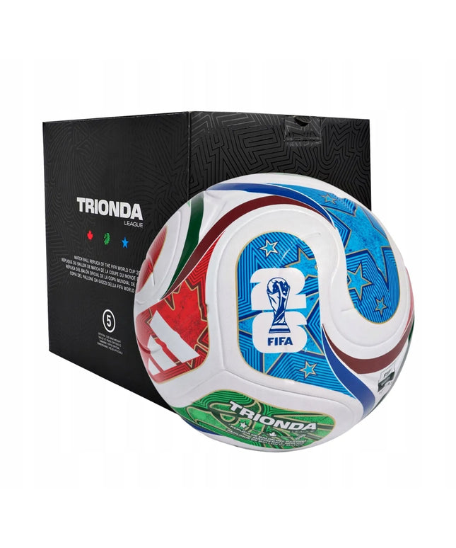 Futbolo kamuolys treniruotėms adidas JD8045 FIFA World Cup 26 Trionda dėžutėje