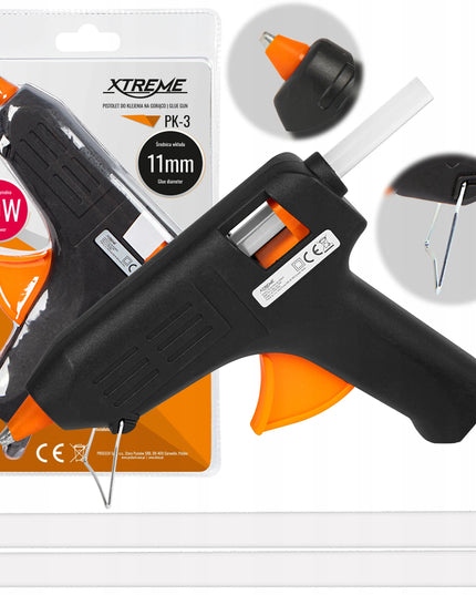 Karšto klijavimo pistoletas XTREME 60W 11mm + 2 klijų lazdelės