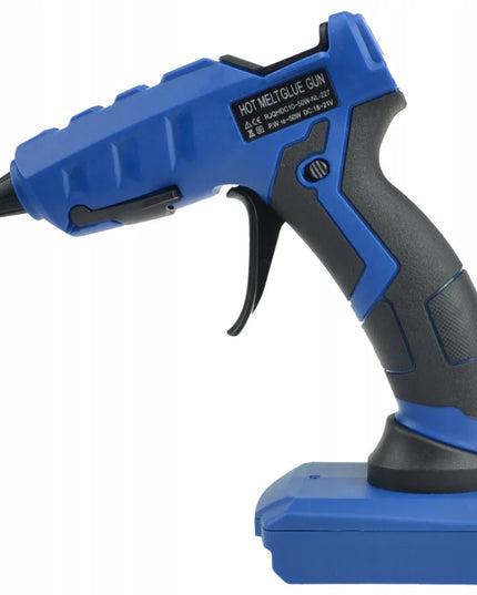 Akumuliatorinis karštų klijų pistoletas suderinamas su Bosch 18V baterijomis + klijai dovanų