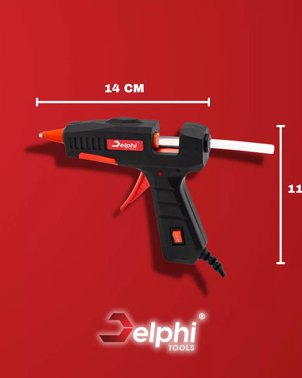 Delphi tools karštų klijų pistoletas 100W su 60 klijų pieštukų 7mm