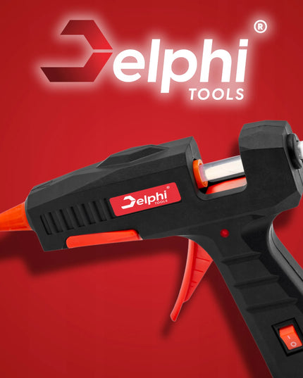 Delphi tools karštų klijų pistoletas 100W su 60 klijų pieštukų 7mm