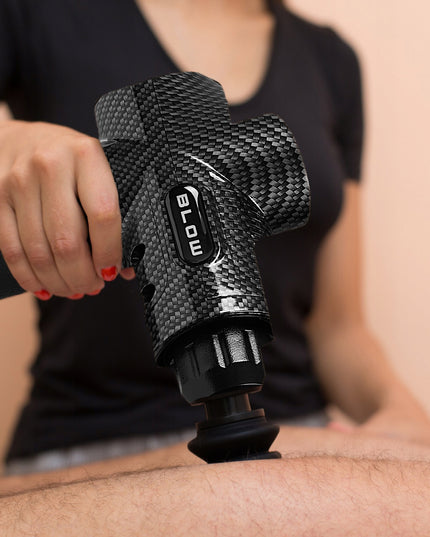 Masažinis pistoletas nugarai, kūnui, pėdoms. Masuoklis. MASSAGE GUN PRO su 10 antgalių