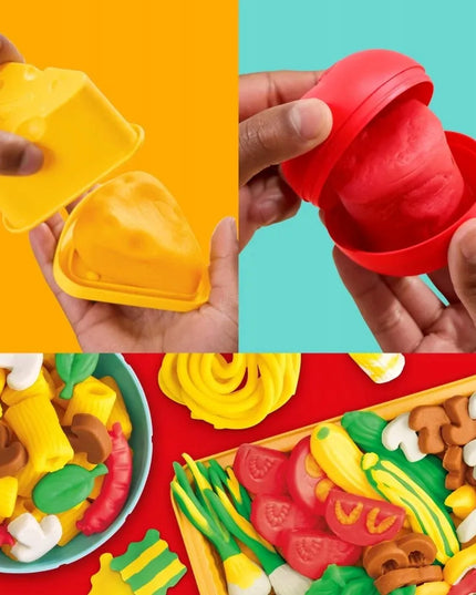 PLAY-DOH plastilinas „Super“ virtuvė su garsais, 6 indeliai ir priedai G2309