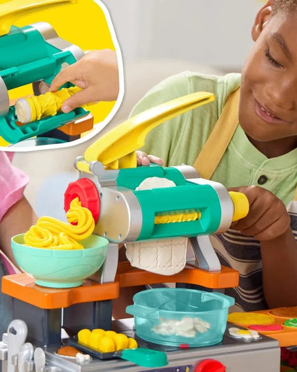 PLAY-DOH plastilinas „Super“ virtuvė su garsais, 6 indeliai ir priedai G2309