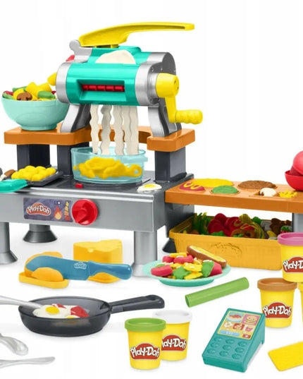 PLAY-DOH plastilinas „Super“ virtuvė su garsais, 6 indeliai ir priedai G2309