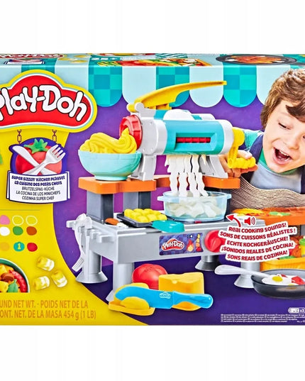 PLAY-DOH plastilinas „Super“ virtuvė su garsais, 6 indeliai ir priedai G2309