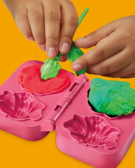 PLAY-DOH „Žydinčių gėlių“ rinkinys su modelinu, formelėmis ir priedais
