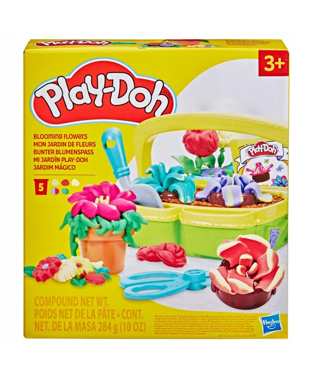 PLAY-DOH „Žydinčių gėlių“ rinkinys su modelinu, formelėmis ir priedais