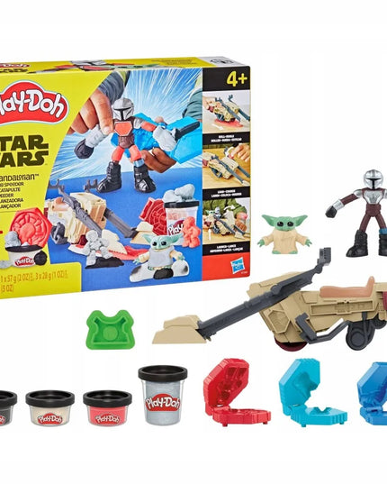 PLAY-DOH modelino rinkinys „STAR WARS: The Mandalorian“ su priedais G1582