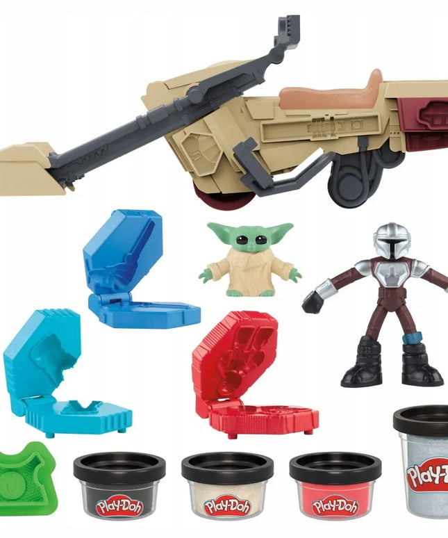 PLAY-DOH modelino rinkinys „STAR WARS: The Mandalorian“ su priedais G1582