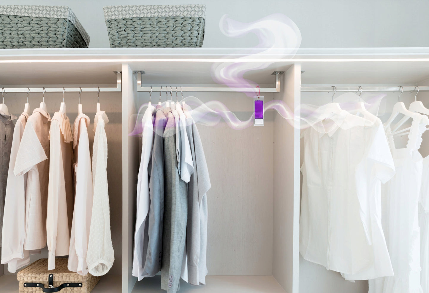 Skystis Drabužių Kandims Pakabukas Levandų NO PEST (10 vnt)