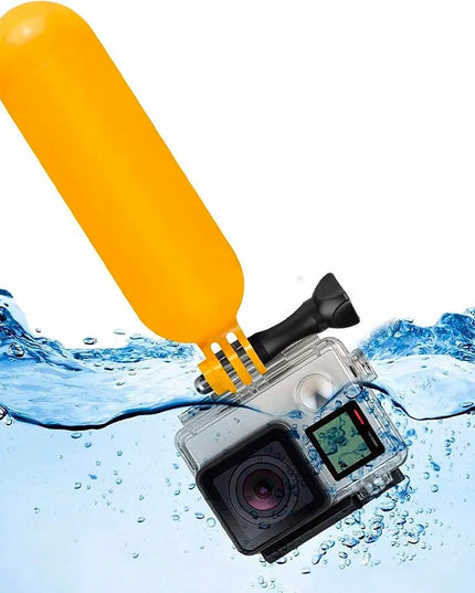 Plūduriuojantis bobberio tipo laikiklis ir rankena GoPro 12 11 10 9 8 7 6 5 4, DJI, Insta sportinėms kameroms
