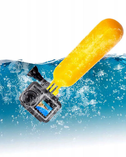 Plūduriuojantis bobberio tipo laikiklis ir rankena GoPro 12 11 10 9 8 7 6 5 4, DJI, Insta sportinėms kameroms