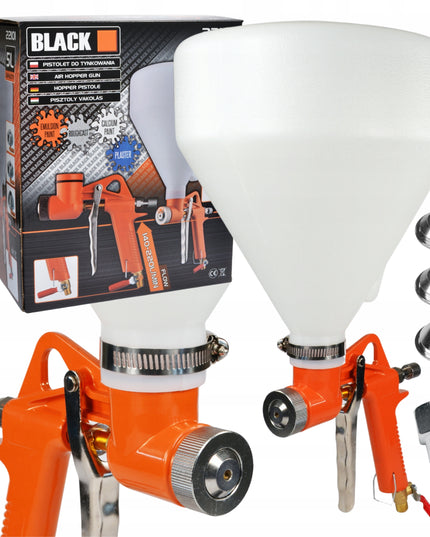 Pneumatinis purškiamasis tinkavimo ir sienų dažymo pistoletas, 5L