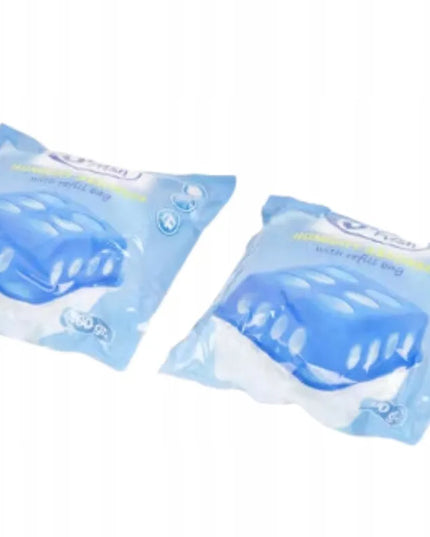 ULTRA FRESH drėgmės sugėriklis su dviem 400 g papildymais patalpoms ir automobiliams