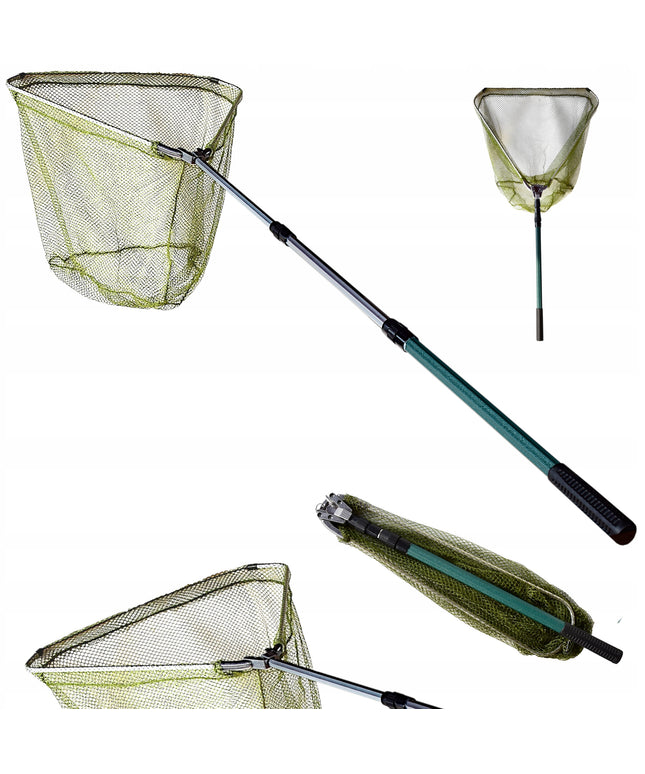 Teleskopinis tinklelis 3 sekcijų žvejybai