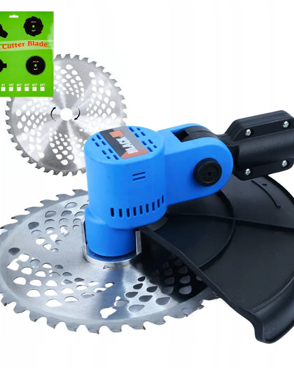 Akumuliatorinė žoliapjovė Black 21V, 2x4Ah akumuliatoriai, diskas, peilis, galvutė, rinkinys