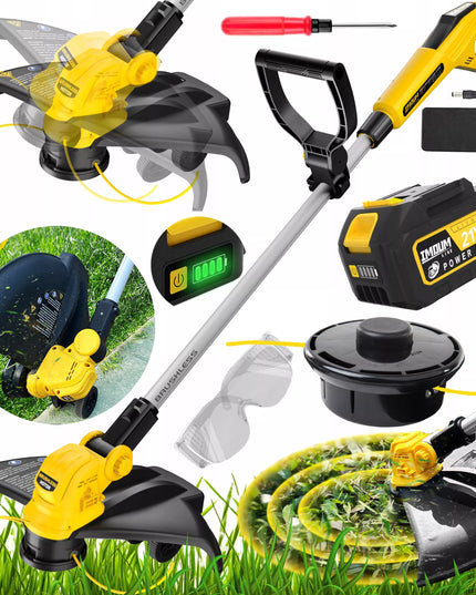 Akumuliatorinė žoliapjovė 20V 4.0Ah su ratukais IMOUM