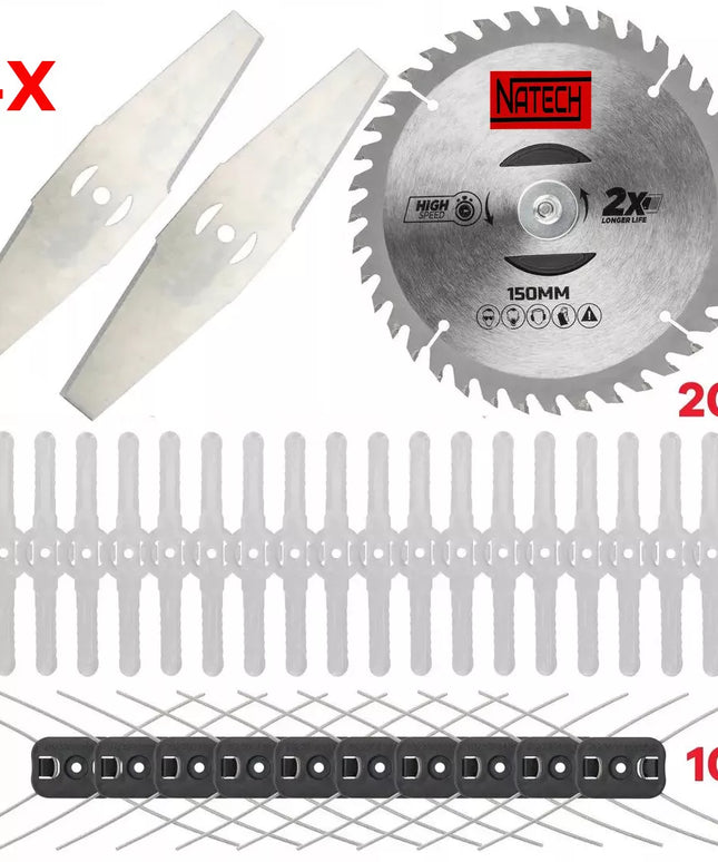 Akumuliatorinė žoliapjovė NATECH 1000W bešepetėlinė su 2 baterijomis