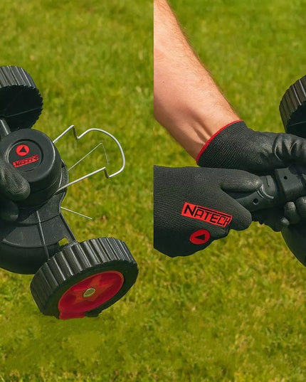 Akumuliatorinė žoliapjovė NATECH 1000W bešepetėlinė su 2 baterijomis