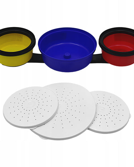 Pagrindas su sriegiu + 2 x Talpa 0.4L + 1 x 0.7L