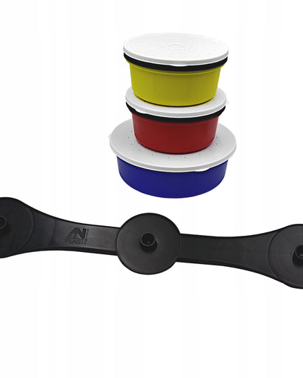 Pagrindas su sriegiu + 2 x Talpa 0.4L + 1 x 0.7L