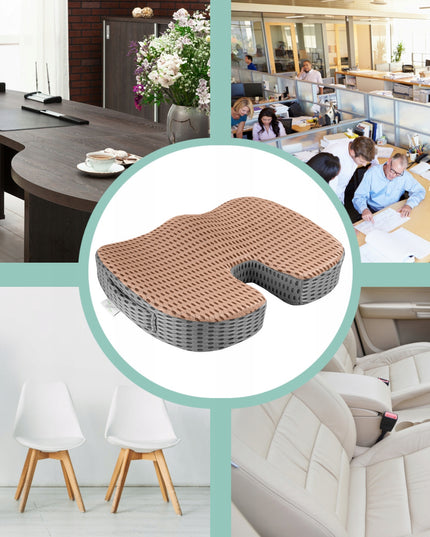 Ortopedinė sėdimoji juosmens pagalvėlė automobiliui, kėdei, foteliui