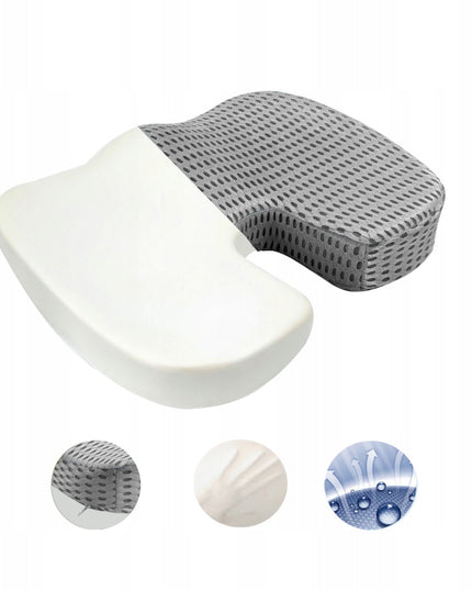 Ortopedinė sėdimoji juosmens pagalvėlė automobiliui, kėdei, foteliui