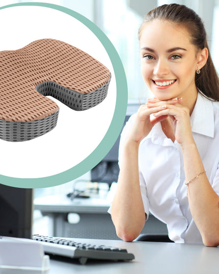 Ortopedinė sėdimoji juosmens pagalvėlė automobiliui, kėdei, foteliui