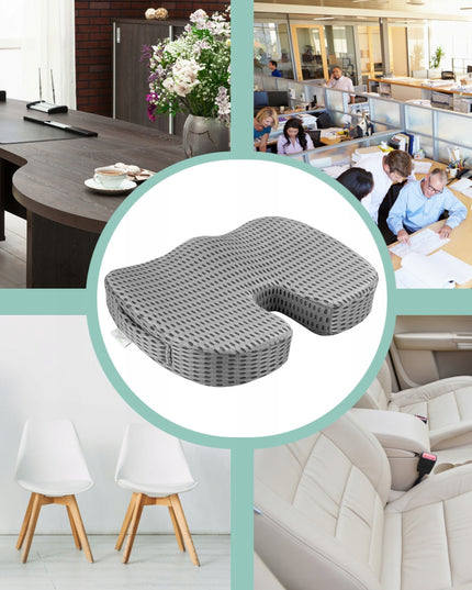 Ortopedinė sėdimoji juosmens pagalvėlė automobiliui, kėdei, foteliui