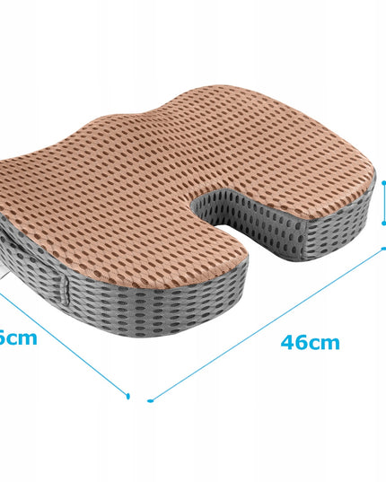Ortopedinė sėdimoji juosmens pagalvėlė automobiliui, kėdei, foteliui