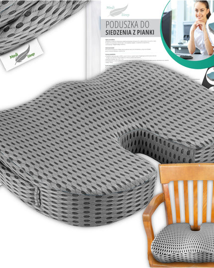 Ortopedinė sėdimoji juosmens pagalvėlė automobiliui, kėdei, foteliui