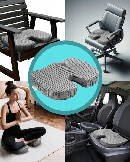 Ortopedinė sėdimoji juosmens pagalvėlė automobiliui, kėdei, foteliui