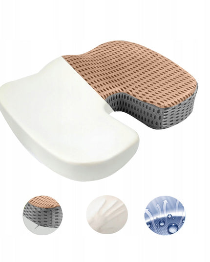 Ortopedinė sėdimoji juosmens pagalvėlė automobiliui, kėdei, foteliui