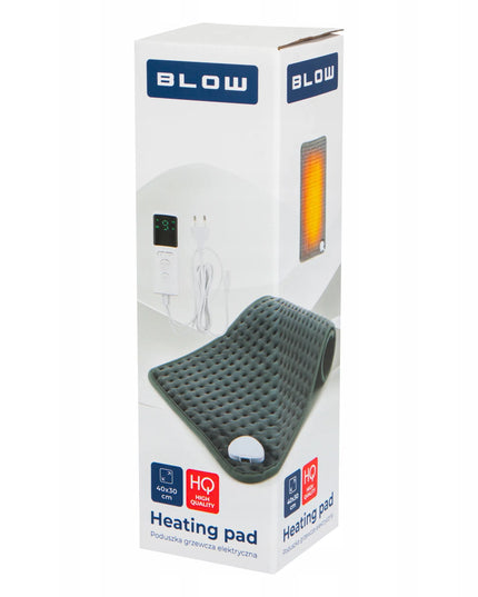BLOW elektrinė šildomoji pagalvėlė, 40 × 30 cm, su nuotolinio valdymo pulteliu
