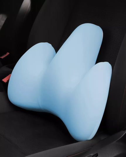 Mėlyna juosmens pagalvėlė automobiliui, foteliui, sofai, unikali Medi Sleep