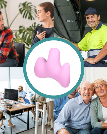 Rožinė juosmens atramos pagalvėlė automobiliui, foteliui, sofai, unikali MEDI SLEEP