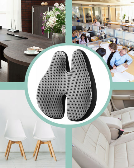 Ortopediška juosmens pagalvėlė automobiliui, biurui ant sėdynės, kėdės