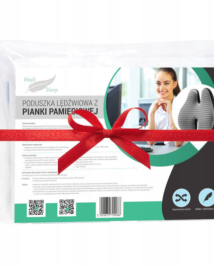 Ortopediška juosmens pagalvėlė automobiliui, biurui ant sėdynės, kėdės