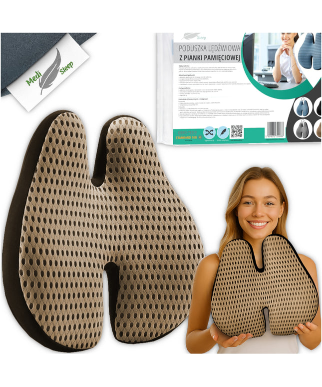 Ortopedinė juosmeninė pagalvė automobiliui, biurui, kėdei Medi Sleep