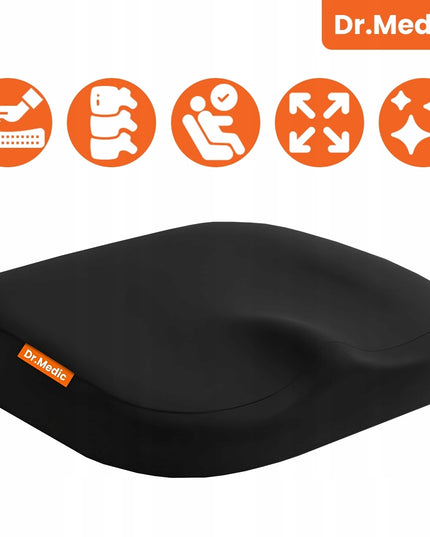 Ortopedinė pagalvėlė sėdėjimui automobilyje, biure, ant kėdės ar fotelio